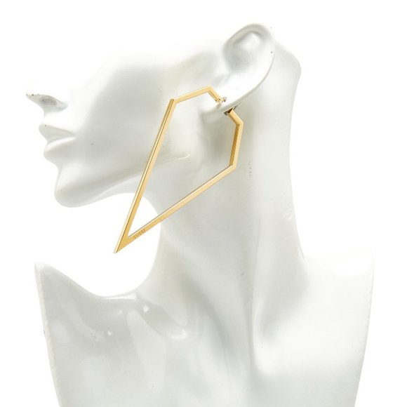 Gucci diamond motif earrings, single earring, gold plated, women's - Picture 7 of 7